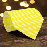 Bright Yellow Color Stripes Necktie Krawatte<br><div class="desc">This eye-catching necktie features a vibrant color with bold stripes,  perfect for adding a pop of energy to any outfit. Whether it's for a special occasion or everyday wear,  this stylish accessory is sure to make a statement.</div>