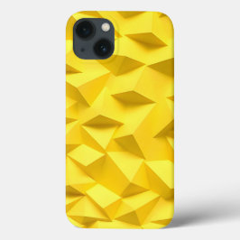Bright Yellow iPhone Case Abstract and Protective