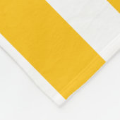 Bright Yellow Orange Stripes | Ciao Bella Fleecedecke (Ecke)