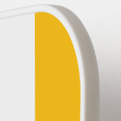 Bright Yellow Orange Stripes | Ciao Bella Pickleball Schläger (Linke Seite)