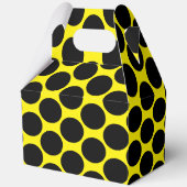 Bright Yellow with Black Dot Style Gable 5x3x6.5 Geschenkschachtel (Vorderseite)