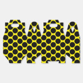 Bright Yellow with Black Dot Style Gable Geschenkschachtel (Ungeklappt)