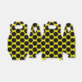 Bright Yellow with Black Dot Style Gable Geschenkschachtel (Ungefaltet)