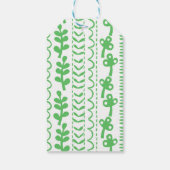 Bright Zoo Jungle Animals FAVOR TAG Geschenkanhänger (Rückseite)