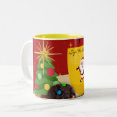 BrightChristmas Colors Kaffee Tasse (Vorderseite Links)
