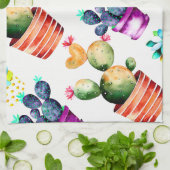 Brighten Sie Ihre Küche mit Wüstenarm - Kakteen Geschirrtuch (Gefaltet)