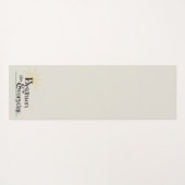 Brighten the Everyday Mindful Calming Minimalist Yogamatte (Rückseite (Horizontal))