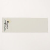 Brighten the Everyday Mindful Calming Minimalist Yogamatte (Vorderseite (Horizontal))