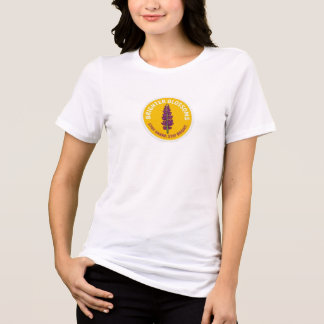 Brighter Blossoms Vintage-Blumen-Logo Frauen T-Shi Tri-Blend Shirt