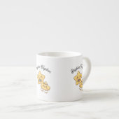 Brighter Together – Cute, lovely Couple Mug Gift Espressotasse (Vorderseite Rechts)