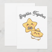 Brighter Together – Süße Einladung für Paare (Vorne/Hinten)