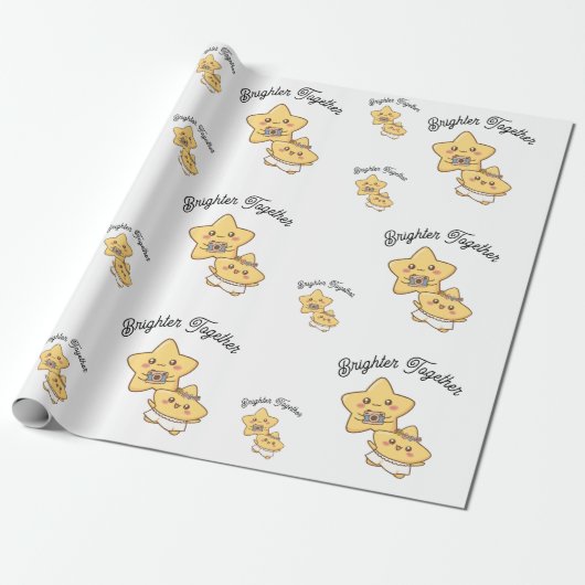 Brighter Together – Wrapping papper Geschenkpapier (Ungerollt)