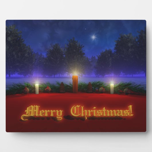 Brighter Visionen Weihnachts-Foto Plaque Fotoplatte (Vorderseite)