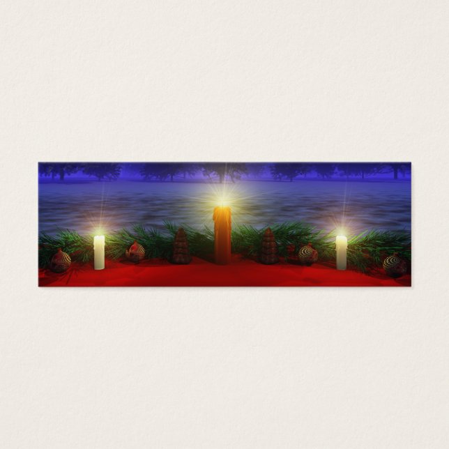 Brighter Visionen Weihnachts-Lesezeichen (Vorderseite)