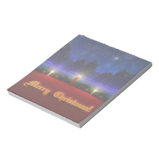 Brighter Visionen Weihnachts-Notepad Notizblock (Rotiert)