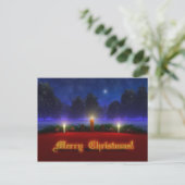 Brighter Visionen Weihnachts-Postkarte Feiertagspostkarte (Stehend Vorderseite)