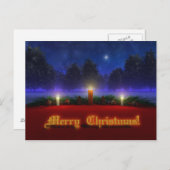 Brighter Visionen Weihnachts-Postkarte Feiertagspostkarte (Vorne/Hinten)