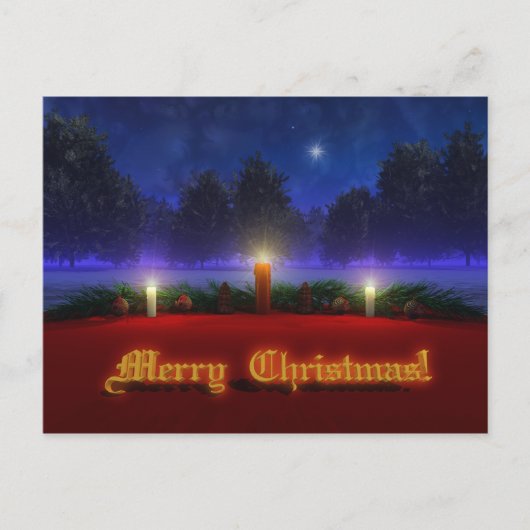 Brighter Visionen Weihnachts-Postkarte Feiertagspostkarte (Vorderseite)
