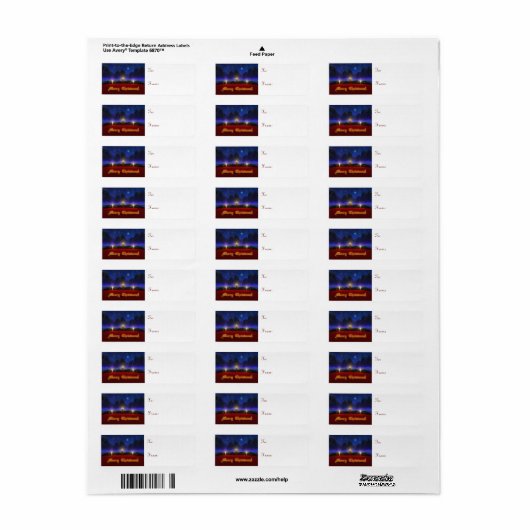 Brighter Visionen Weihnachtsgeschenke Labels (Vorne)