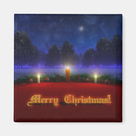 Brighter Visionen Weihnachtsmagnet Magnet (Vorne)