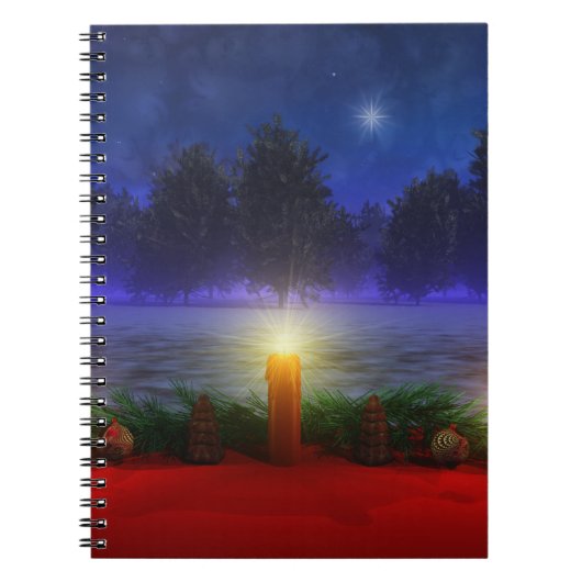 Brighter Visions Weihnachts-Notizbuch Notizblock (Vorderseite)