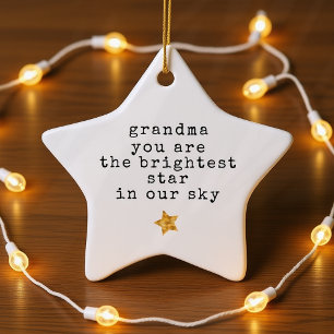Brightest-Star-Gedenkstätte für Gedächtnis Keramik Ornament