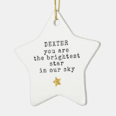 Brightest Star Pet Memorial Keramik Ornament (Links)