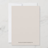 BRIGHTEST TEXAS Wedding Invitation Einladung (Rückseite)