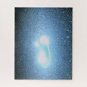 Brighteste weiße Lichtkugeln im Universum Puzzle (Vertikal)