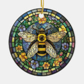 BRIGHTFARBENE GLASHONEY KERAMIK ORNAMENT (Vorne)