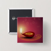 Brightful Diwali - Knopf Button (Vorne & Hinten)