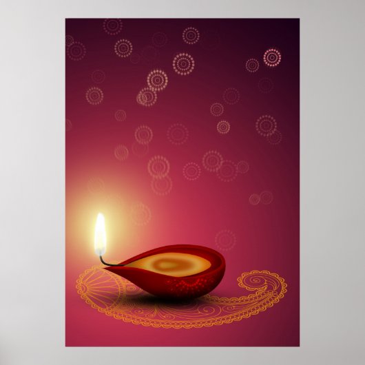 Brightful Diwali - Poster Print (Vorne)