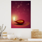 Brightful Diwali - Poster Print (Küche)