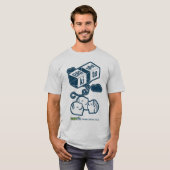 Brightkite.com-Leute, Plätze, Freunde T-Shirt (Vorne ganz)