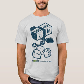 Brightkite.com-Leute, Plätze, Freunde T-Shirt