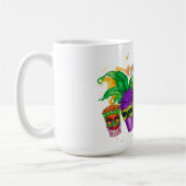 BRIGHTLICH FARBIGE MARDI GRAS GETRÄNKE KAFFEETASSE (Links)