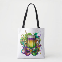 BRIGHTLICH FARBIGE MARDI GRAS GETRÄNKE TASCHE