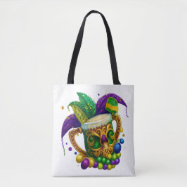 BRIGHTLICH FARBIGE MARDI GRAS GETRÄNKE TASCHE