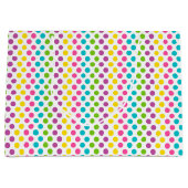 BRIGHTLORED EASTER POLKA DOPPES GROßE GESCHENKTÜTE (Vorderseite)