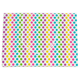 BRIGHTLORED EASTER POLKA DOPPES GROßE GESCHENKTÜTE