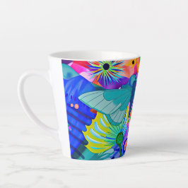 Brightly Colored Butterfly Milchtasse
