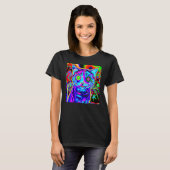 Brightly colored kitten adorable cat T-Shirt (Vorne ganz)