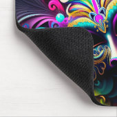 BRIGHTLY COLORED MARDI GRAS MASKS MOUSEPAD (Ecke)