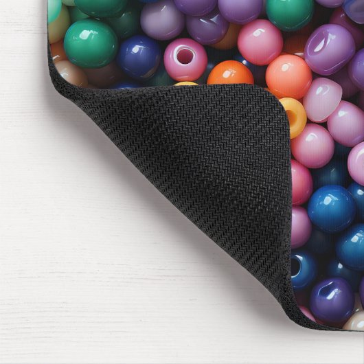 BRIGHTLY COLORED PLASTIC BEADS MOUSEPAD (Ecke)