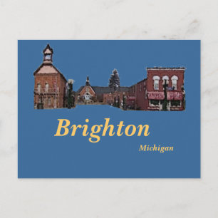 Brighton#56, Brighton, Michigan Postkarte
