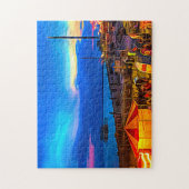 Brighton and Hove Beach & Sunset Digital Painting Puzzle (Vertikal)