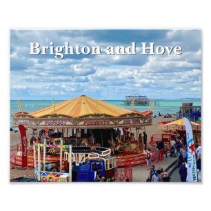Brighton and Hove Seafronade Fotodruck