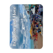 Brighton and Hove Seafront Foto Magnet (Vertikal)