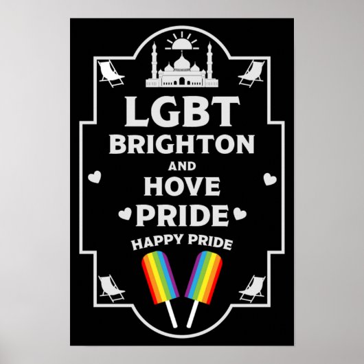 Brighton and Hove stolz Poster (Vorne)