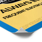 Brighton and Hove Travel Beach Art Poster (Ecke)